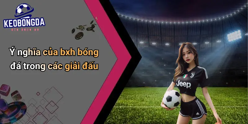 BXH Bóng Đá 1 BXH Bóng Đá