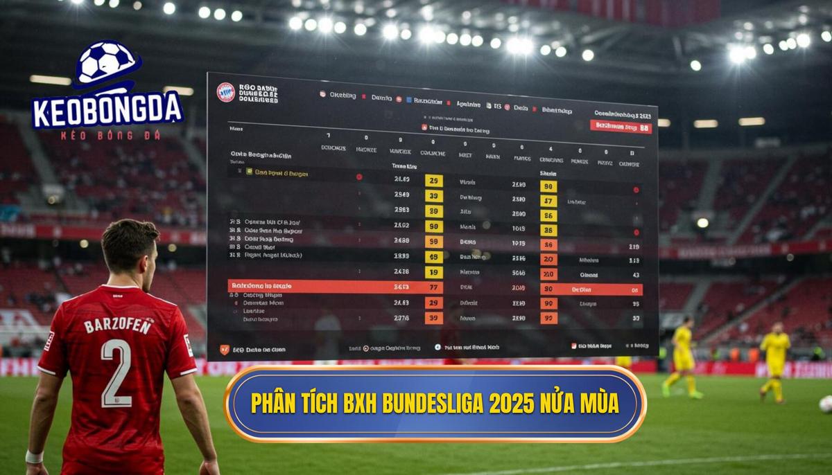 Bảng Xếp Hạng Bundesliga 2025: Phân Tích Chuyên Sâu, Dự Đoán Đỉnh Cao 1 Phần I_ Phân Tích Chi Tiết Bảng Xếp Hạng Bundesliga 2025 Sau Giai Đoạn Nửa Mùa
