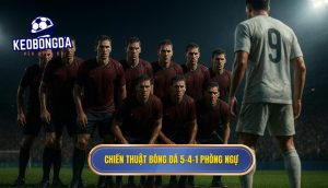 Chiến thuật bóng đá 5-4-1 phòng ngự