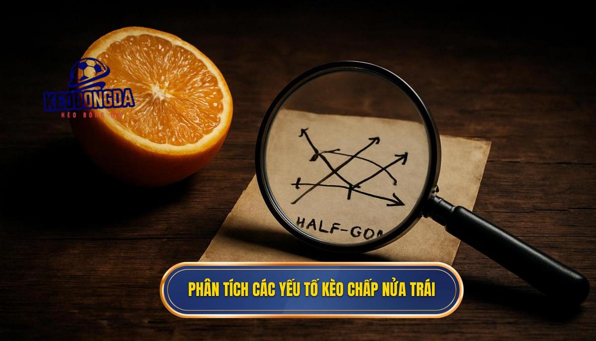 Phân tích chuyên sâu các biến số ảnh hưởng đến kèo chấp nửa trái