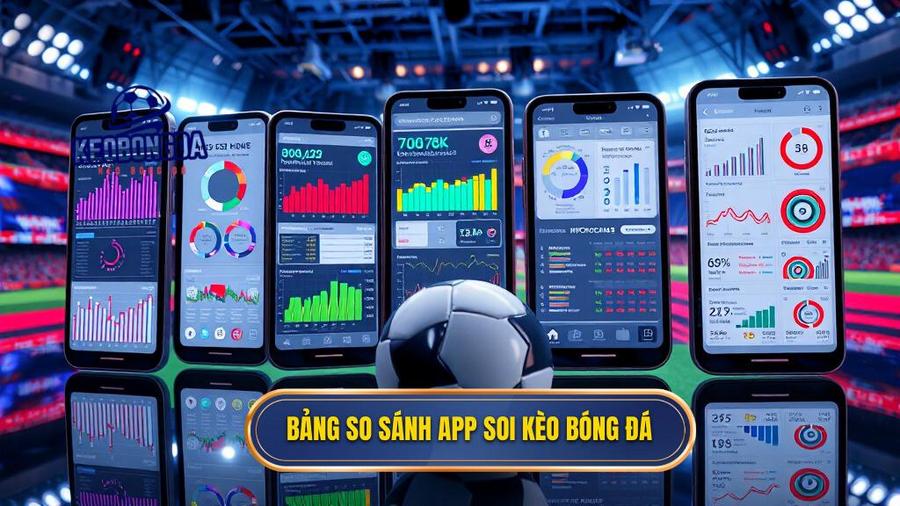 3. Bảng so sánh app soi kèo bóng đá