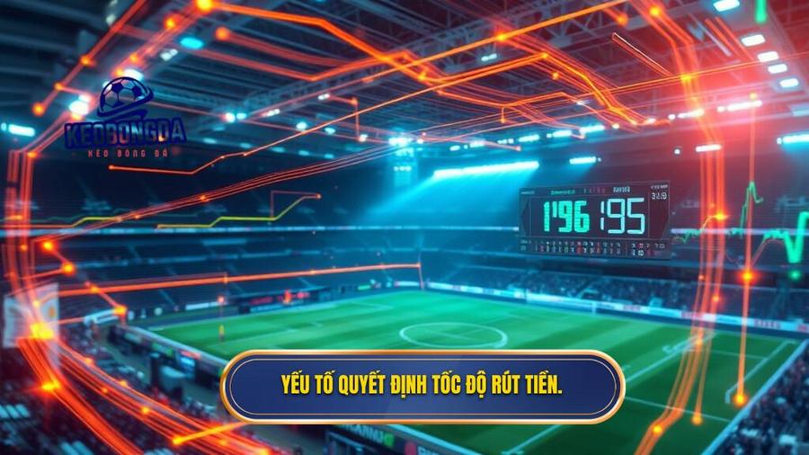 Các yếu tố quyết định tốc độ rút tiền khi chơi kèo bóng đá